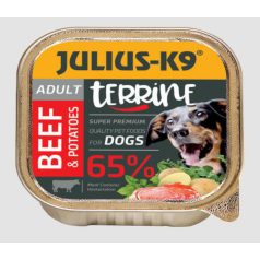   Julius-K9 Dog Terrine Adult Beef & Potatoes - mokré krmivo (hovädzie, zemiaky) pre dospelých psov 150 g