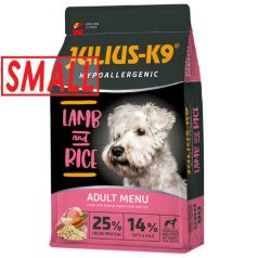   JULIUS-K9 Hypoalergén krmivo pre psov Adult Lamb & Rice Small 3 kg