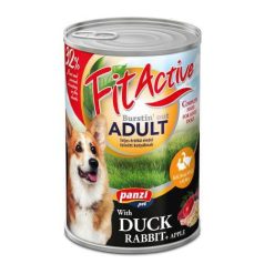 Panzi FitActive Adult Dog konzerva kačica a králik 1240 g