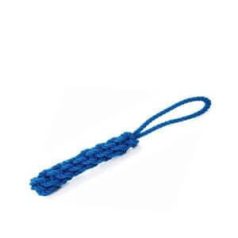 JK pletená lanová hračka pre psov modrá
