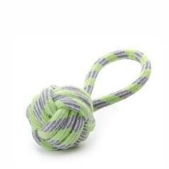 JK Loptová lopta s ťahadlom zelená 9 cm