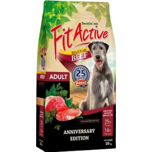 Panzi FitActive Regular Beef Jubileum 10kg krmivo pre psov