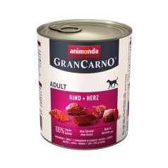 Animonda GranCarno Adult (hovädzie + srdce) konzervy 800g