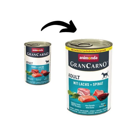 Animonda GranCarno Adult (losos + špenát) 800 g