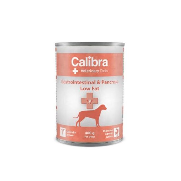 Calibra VD Dog Gastrointestinal Low Fat konzerva 400g