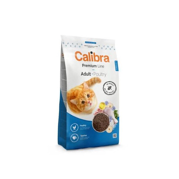 Calibra Cat Premium Line Adult Poultry krmivo pre mačky 10 kg