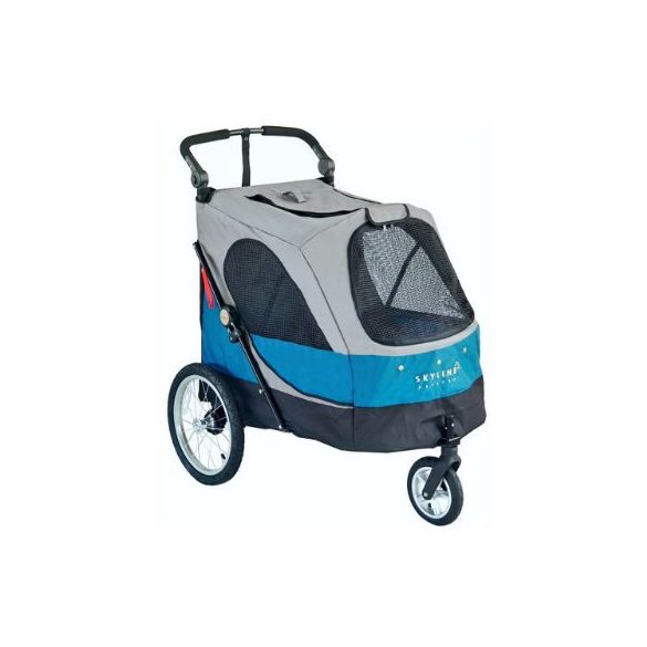 Petstro Skyline psí kočík, veľkosť L, do 45 kg – Modrá