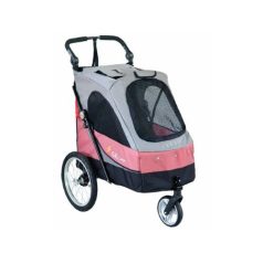   Petstro Safari psí kočík, veľkosť M, do 30 kg – Púdrová ružová