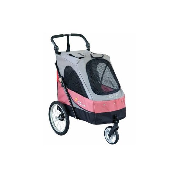 Petstro Safari psí kočík, veľkosť M, do 30 kg – Púdrová ružová