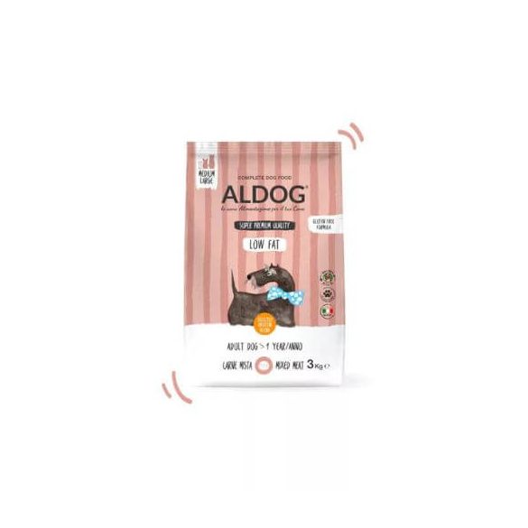 Aldog Low Fat Medium 3 kg kutyatáp