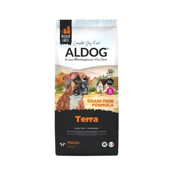 Aldog Terra Hypoalergén Medium 10 kg krmivo pre psov