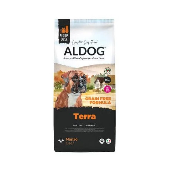 Aldog Terra Hypoalergén Medium 2 kg krmivo pre psov