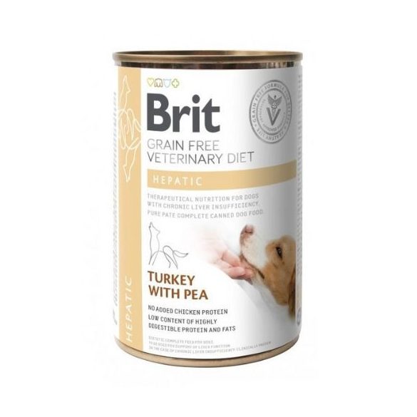 Brit Veterinary Diets Dog GF Hepatic konzerva 400g