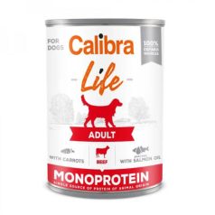 Calibra Dog Life Adult Beef with carrots konzerva 400 g