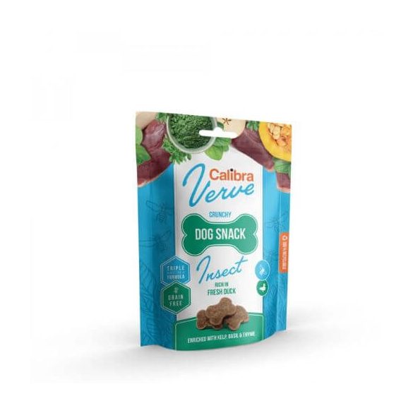 Calibra Dog Verve Crunchy Snack Insect & Fresh Duck 150g