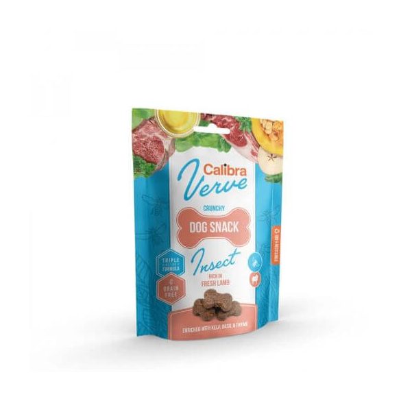 Calibra Dog Verve Crunchy Snack Insect & Fresh Lamb 150g