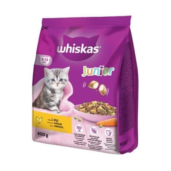 Whiskas suché krmivo pre mačiatka Junior s kuracím mäsom