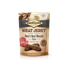  CarniLove Jerky Snack Beef with Beef Muscle Fillet – hovädzie s hovädzím svalovým mäsom 100g