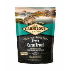   CarniLove Fresh Adult Dog Kapor & Pstruh – Hair & Healthy Skin 1,5 kg krmivo pre psov