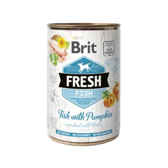 Brit Fresh Ryba s tekvicou konzerva 12x400g