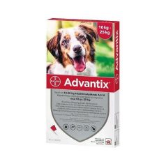 Advantix pipeta 2,5 ml; 10-25 kg 4X