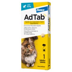 AdTab žuvacie tablety pre mačky 2-8 kg 3 ks
