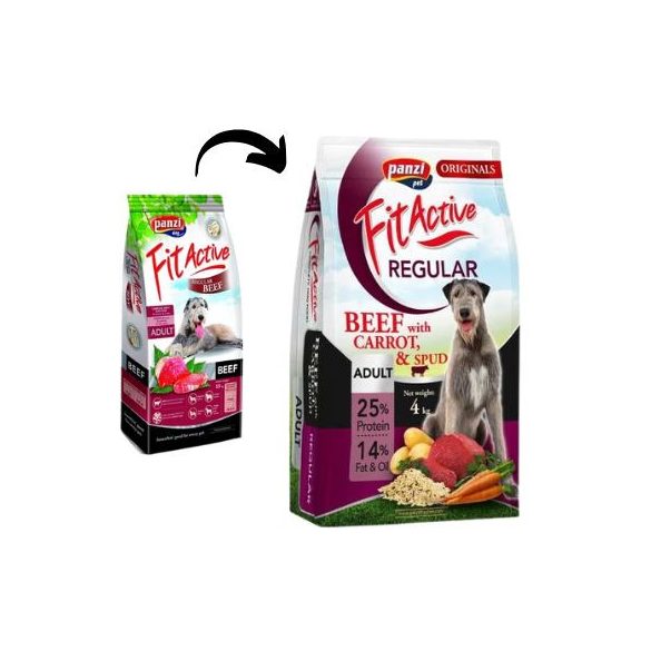 Panzi Originals Regular Beef with Carrots and Spud 4kg krmivo pre psov