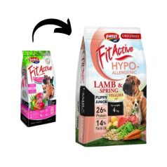   Panzi FitActive ORIGINALS Puppy & Junior Hypoallergenic Lamb & Spring Veggies 4kg krmivo pre psov