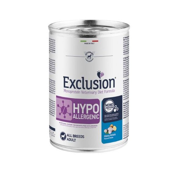 Exclusion Hypoallergenic konzerva Fish & Potato 6x400g