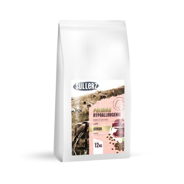SullerZ Premium Hypoallergenic Senior Lamb (Jahňacie) Krmivo pre psov 2x12 kg