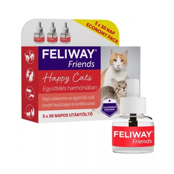 Feliway Friends náhradná náplň pre mačky 3x48 ml
