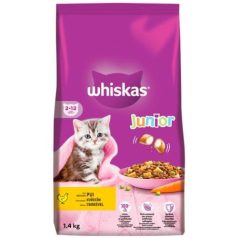   Whiskas Junior suché krmivo pre mačiatka s kuracím mäsom 1,4 kg