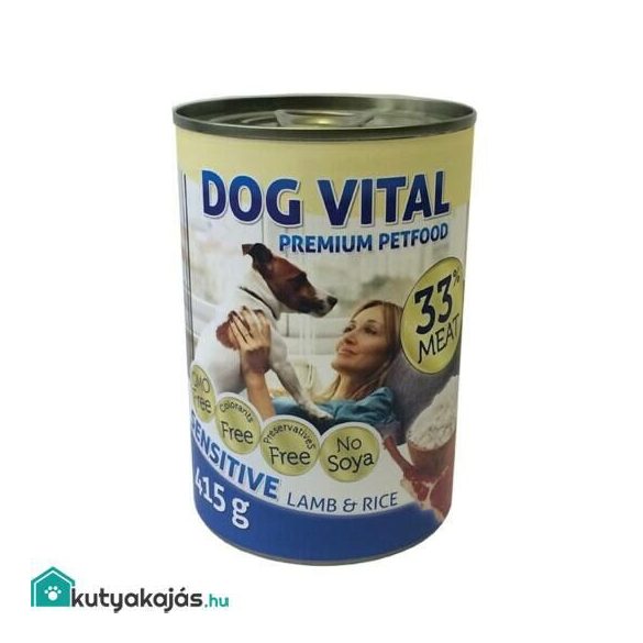 Dog Vital konzervy sensitive lamb&rice 1240g
