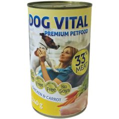 Dog Vital konzervy chicken&carrot 1240g