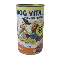 Dog Vital konzervy poultry&game 1240g