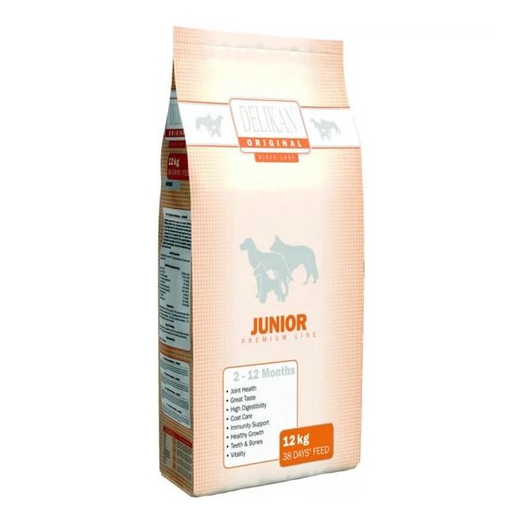 Delikan Original Junior krmivo pre psov 12kg