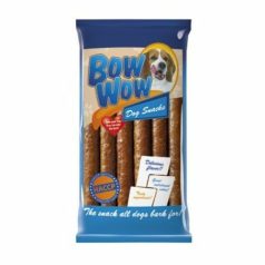   Bow Wow Snack Klobása s hmyzím proteínom, kolagénom, tekvicou a ostropestrecem, 6 ks