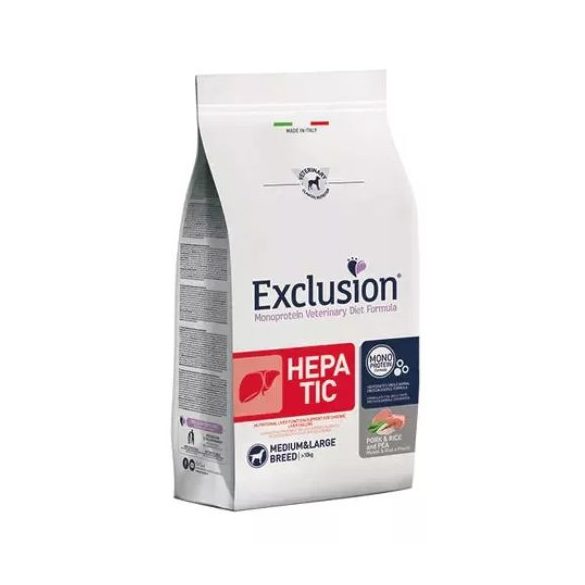 Exclusion Hepatic Pork & Rice Medium & Large 12kg