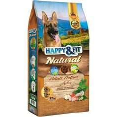 Happy&Fit Natural Adult Active kutyatáp 12 kg