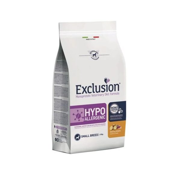 Exclusion Hypoallergenic Duck & Potato Small 2kg
