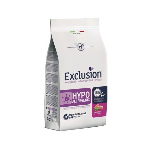 Exclusion Hypoallergenic Pork & Pea Medium & Large 2kg