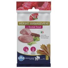   N&D Quinoa Dog Jutalomfalat Weight Management Lamb Adult Med&max 100g