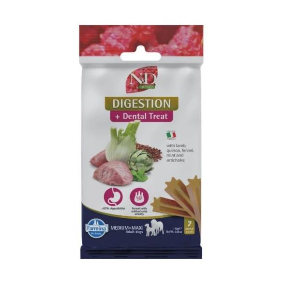 N&D Quinoa Maškrta pre psov Digestion Lamb Adult Med&Max 100g