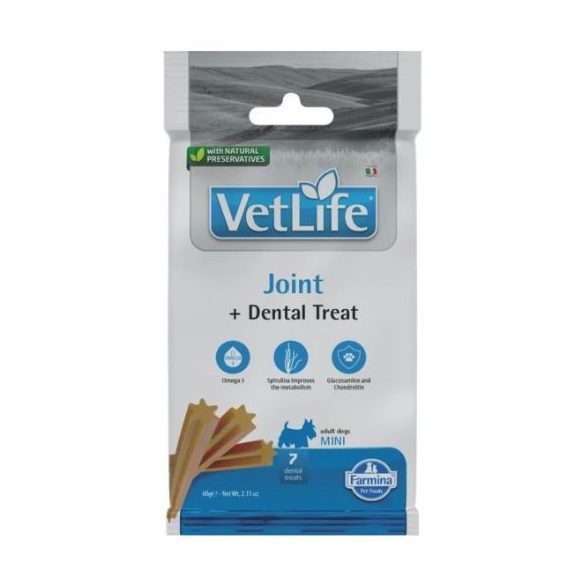 Vet Life Natural Diet Dog Pamlsky Joint Adult Mini 60g