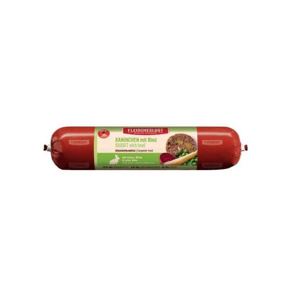 MeatLove Králik s hovädzím mäsom, hráškom, hruškou a cviklou – 800 g