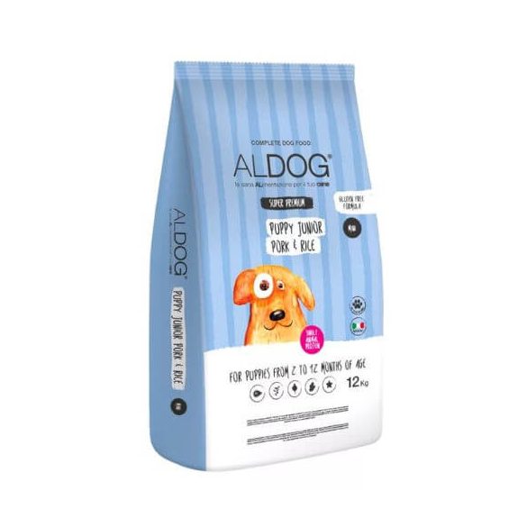 Aldog Puppy-Junior Mini Pork 12 kg krmivo pre psov