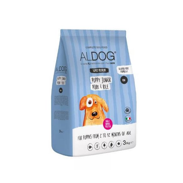 Aldog Puppy-Junior Mini Pork 3 kg krmivo pre psov