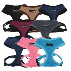 Puppia Soft postroj pre psov Svetlomodrá – S