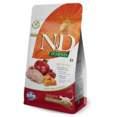   N&D Cat Grain Free Tekvica Prepelica pre kastrované mačky 1,5 kg