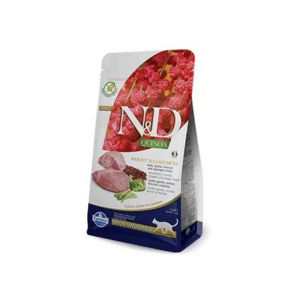 N&D Cat Quinoa Weight Management jahňacie 300 g